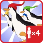 penguin fish run android application logo